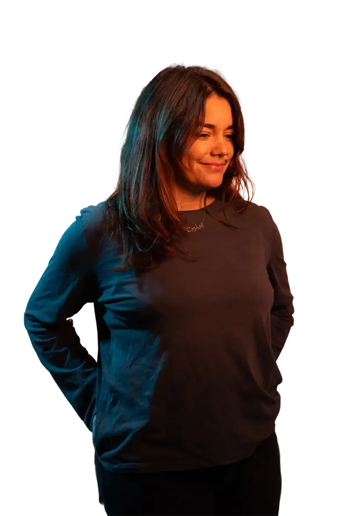Portrait de Pauline, cheffe de projet chez Green2web.